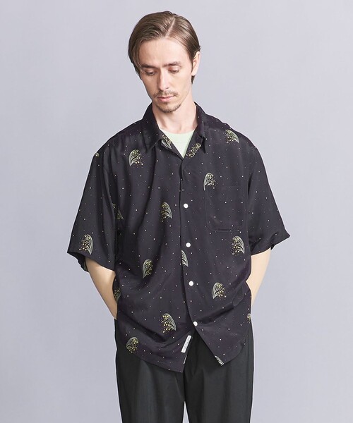 TOWN（タウン）の「＜TOWN＞ STAR シャツ（シャツ/ブラウス・メンズ・ブラック・S/M/L/XL）」の2枚目の写真