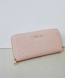 ウォレット ファスナー スタッズ 長財布 ラウンド」に該当する