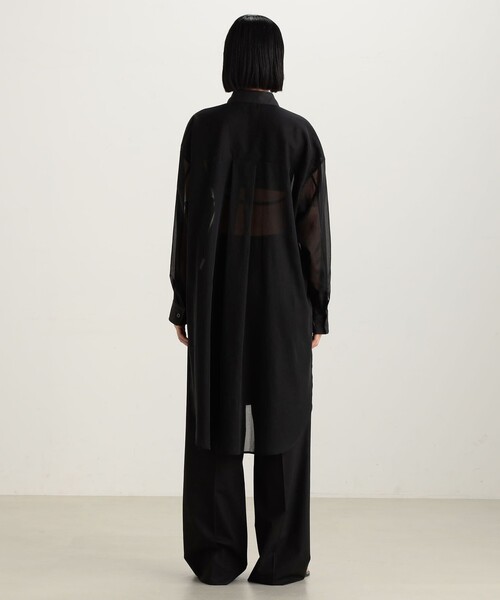 【セール】コットンボイルシアー ビブフロントシャツ（シャツ/ブラウス）｜EDITION（エディション）