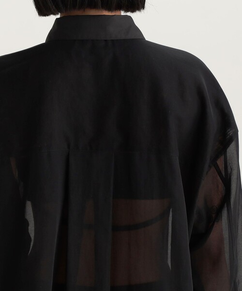 【セール】コットンボイルシアー ビブフロントシャツ（シャツ/ブラウス）｜EDITION（エディション）