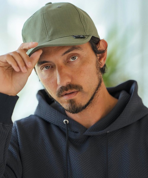 CAMBIO（カンビオ）の「mko12130-Cordura Cotton Nylon Short Cap ショートキャップ（キャップ・メンズ・ブラック/グレイッシュベージュ/チャコール/グリーン・FREE）」の20枚目の写真