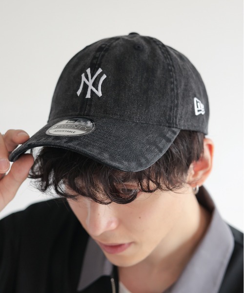 NEW ERA（ニューエラ）の「【NEW ERA/ニューエラ】MLB/ウォッシュドキャップ（キャップ・メンズ・スミクロ/ブルー/ブラック/ブラウン/ダークグレー・FREE）」の3枚目の写真