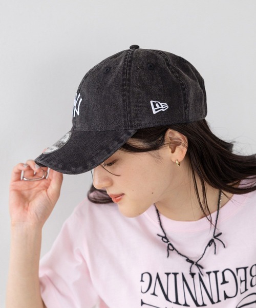 NEW ERA（ニューエラ）の「【NEW ERA/ニューエラ】MLB/ウォッシュドキャップ（キャップ・メンズ・スミクロ/ブルー/ブラック/ブラウン/ダークグレー・FREE）」の9枚目の写真