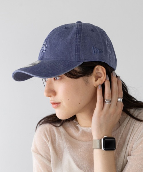 NEW ERA（ニューエラ）の「【NEW ERA/ニューエラ】MLB/ウォッシュドキャップ（キャップ・メンズ・スミクロ/ブルー/ブラック/ブラウン/ダークグレー・FREE）」の11枚目の写真