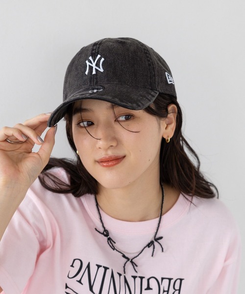 NEW ERA（ニューエラ）の「【NEW ERA/ニューエラ】MLB/ウォッシュドキャップ（キャップ・メンズ・スミクロ/ブルー/ブラック/ブラウン/ダークグレー・FREE）」の8枚目の写真