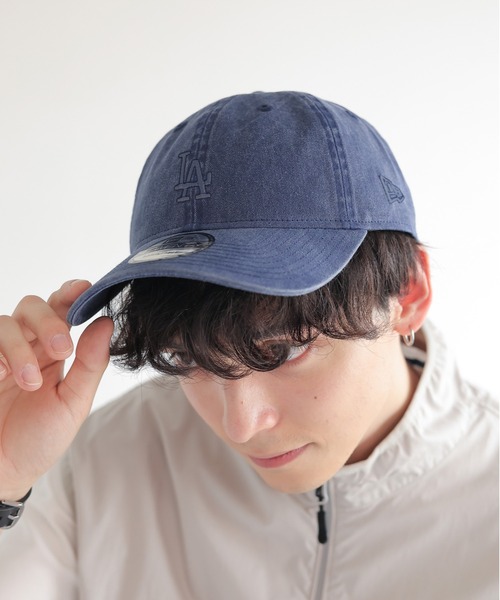 NEW ERA（ニューエラ）の「【NEW ERA/ニューエラ】MLB/ウォッシュドキャップ（キャップ・メンズ・スミクロ/ブルー/ブラック/ブラウン/ダークグレー・FREE）」の17枚目の写真
