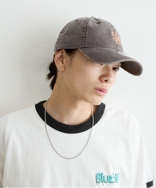 NEW ERA（ニューエラ）の「【NEW ERA/ニューエラ】MLB/ウォッシュドキャップ（キャップ・メンズ・スミクロ/ブルー/ブラック/ブラウン/ダークグレー・FREE）」の14枚目の写真