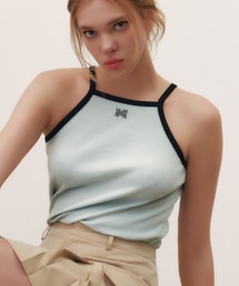 METROCITY（メトロシティ）の「【メトロシティ】カップ無し リンガーキャミソール ワンポイント ロゴ（キャミソール）」