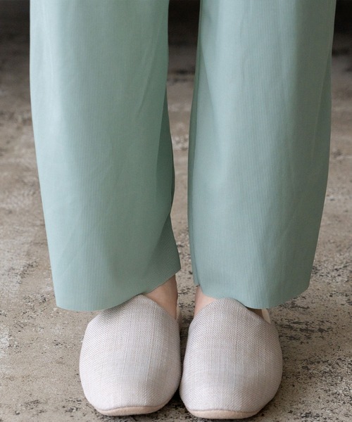 VitaFelice（ヴィータフェリーチェ）の「スムースタッチルームウェア 上下セット（ルームウェア/パジャマ・レディース・チャコール/ミント/ブラック/ピンク・FREE）」の19枚目の写真