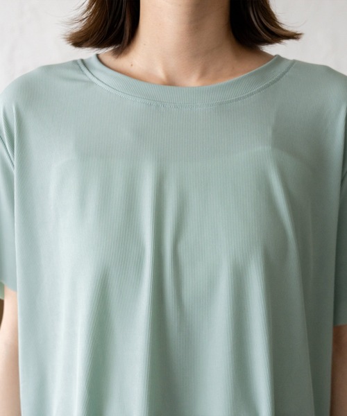 VitaFelice（ヴィータフェリーチェ）の「スムースタッチルームウェア 上下セット（ルームウェア/パジャマ・レディース・チャコール/ミント/ブラック/ピンク・FREE）」の21枚目の写真