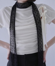 シースルー ストール 巻きスカート シアーラップスカート／sheer wrap skirt 巻きスカート