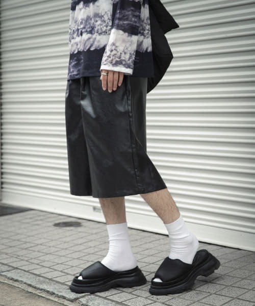 COMME des GARÇONS shirt フェイクレザーワイドショーツ 楽天市場】comme des garcons ショーツの通販