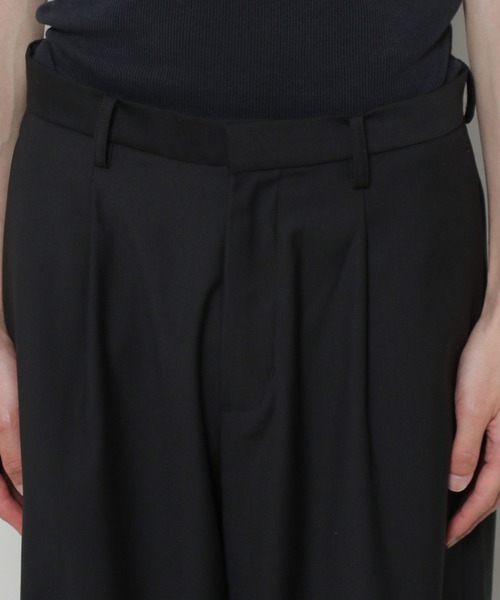 3.3 Field Trip (3.3フィールドトリップ)の「3.3 Field Trip/ルーズワイドスラックス(スラックス・メンズ・ブラック/グレー・LARGE/MEDIUM)」の16枚目の写真