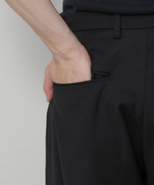 3.3 Field Trip (3.3フィールドトリップ)の「3.3 Field Trip/ルーズワイドスラックス(スラックス・メンズ・ブラック/グレー・LARGE/MEDIUM)」の12枚目の写真