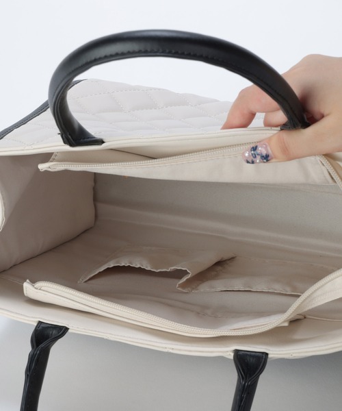 【新品タグ付き】 アルキミア トートバッグ 2way キルティング レザー 新品タグ付き】 アルキミア トートバッグ 2way キルティング レザー