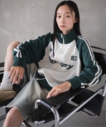 WEGO | WEGO/【24年秋冬新作】ゲームグラフィックビッグトラックジャケット(ブルゾン)