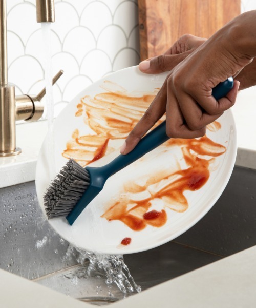 entre square（アントレスクエアー）の「full circle/CLEAN OCEAN ディッシュブラシ ティール（掃除グッズ・レディース・ブルー・ONE SIZE）」の4枚目の写真