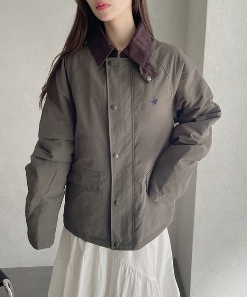 BEVERLY HILLS POLO CLUB(ビバリーヒルズポロクラブ)の「【BEVERLY HILLS POLO CLUB】ナイロン コットン ハンティングジャケット(ダウンジャケット/コート・メンズ・ネイビー/カーキ・L/M)」の13枚目の写真