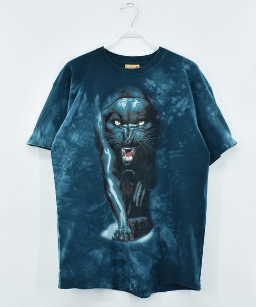 ヴィンテージ古着】90's THE MOUNTAIN 黒豹 タイダイTシャツ（T