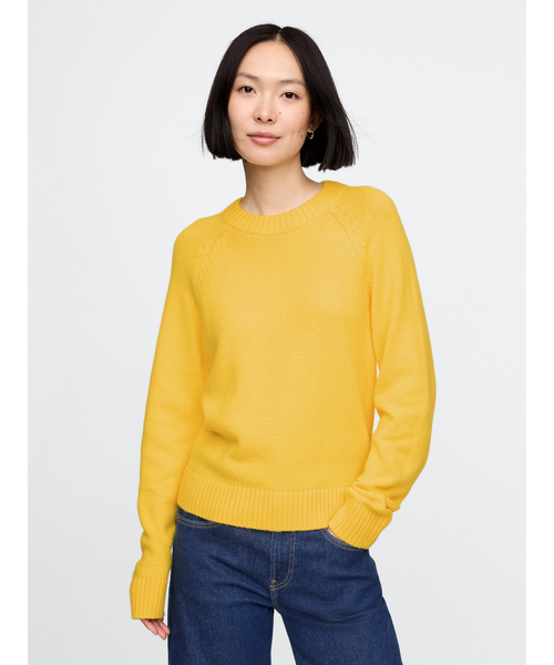 GAP(ギャップ)の「CashSoft カシミヤタッチ クルーネックセーター(ニット/セーター・レディース・ブラック/ブラック系その他/レッド/ブラウン/レッド系その他/アイボリー/チャコールグレー/グリーン/イエロー/ベージュ/その他/マルチ/ブルー・XS/S/M/L/XL/XXS)」の10枚目の写真