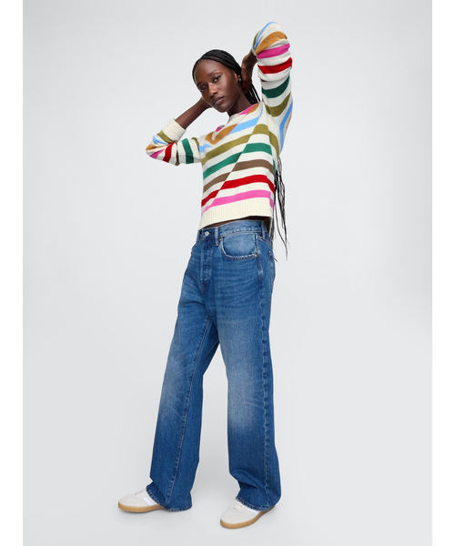 GAP(ギャップ)の「CashSoft カシミヤタッチ クルーネックセーター(ニット/セーター・レディース・ブラック/ブラック系その他/レッド/ブラウン/レッド系その他/アイボリー/チャコールグレー/グリーン/イエロー/ベージュ/その他/マルチ/ブルー・XS/S/M/L/XL/XXS)」の20枚目の写真