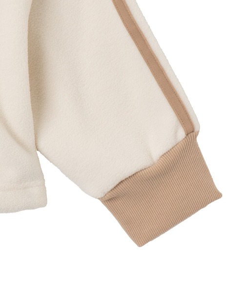 U.S. POLO ASSN.（ユーエスポロアッスン）の「∴WEGO/【大人気シリーズに新作登場！お気に入り登録者数2万人越え】U.S. POLO ASSN.フリースハーフジッププルオーバー（スウェット・レディース・ブラック/ホワイト/ホワイト系その他/ネイビー・MEDIUM/LARGE）」の13枚目の写真