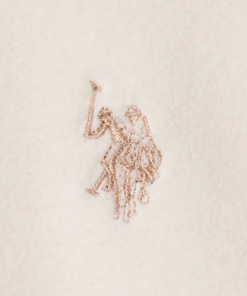 U.S. POLO ASSN.（ユーエスポロアッスン）の「∴WEGO/【大人気シリーズに新作登場！お気に入り登録者数2万人越え】U.S. POLO ASSN.フリースハーフジッププルオーバー（スウェット・レディース・ブラック/ホワイト/ホワイト系その他/ネイビー・MEDIUM/LARGE）」の16枚目の写真
