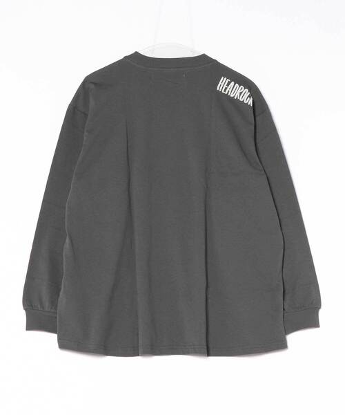 HEAD ROCK(ヘッドロック)の「長袖オーバーサイズTシャツ(大人)(Tシャツ/カットソー・レディース・オフホワイト/杢グレー/スミクロ・160/170/180)」の5枚目の写真