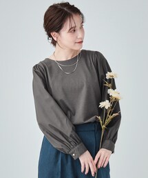パフスリーブ」に該当するトップス（グレー/灰色系