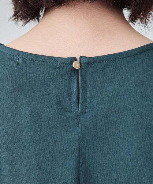 DRESKIP（ドレスキップ）の「◆【洗える】きれい見え 異素材切替パフスリーブトップス（Tシャツ/カットソー・レディース・チャコールグレー/ブルーグリーン/ライトグレー・02/03/04）」の20枚目の写真