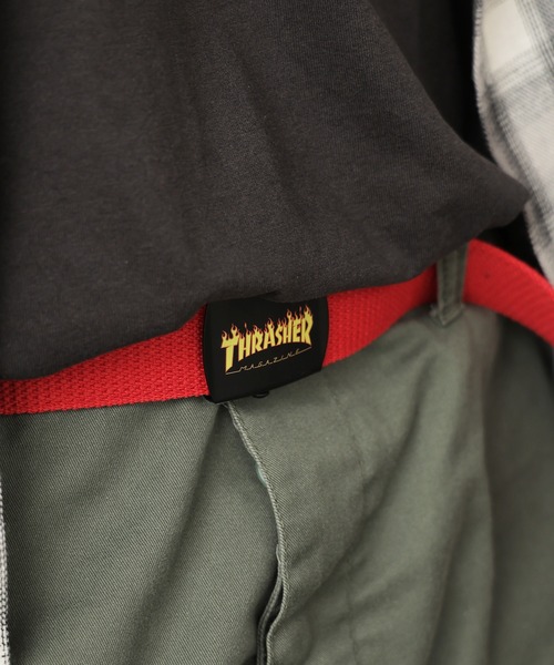 THRASHER(スラッシャー)の「THRASHER/スラッシャー THRASHER プリント GIベルト ガチャベルト(ベルト・メンズ・ブラック/オフホワイト/グレー/ホワイト/モスグリーン/レッド/ベージュ/ネイビー/イエロー・FREE)」の9枚目の写真