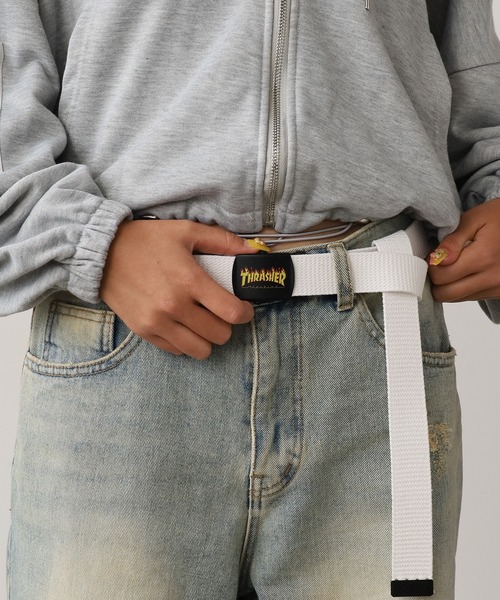 THRASHER(スラッシャー)の「THRASHER/スラッシャー THRASHER プリント GIベルト ガチャベルト(ベルト・メンズ・ブラック/オフホワイト/グレー/ホワイト/モスグリーン/レッド/ベージュ/ネイビー/イエロー・FREE)」の15枚目の写真