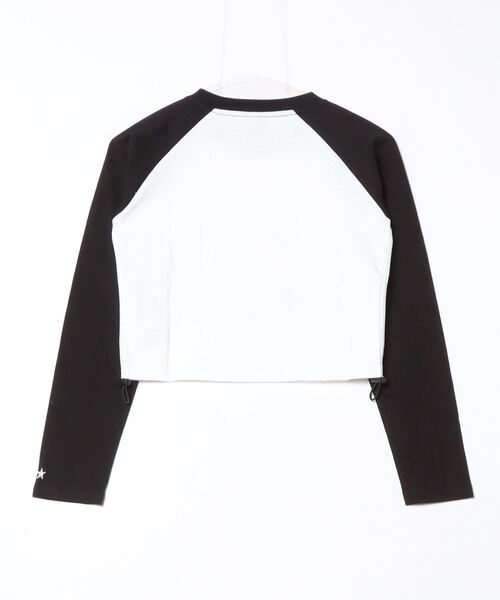 STARTER BLACK LABEL（スターターブラックレーベル）の「STARTER シャーリング ショート丈 ラグラン L/S Tシャツ / Shirring Short Length Raglan Long Sleeved T-Shirt（Tシャツ/カットソー・レディース・C/B/A/D・ONE SIZE）」の16枚目の写真