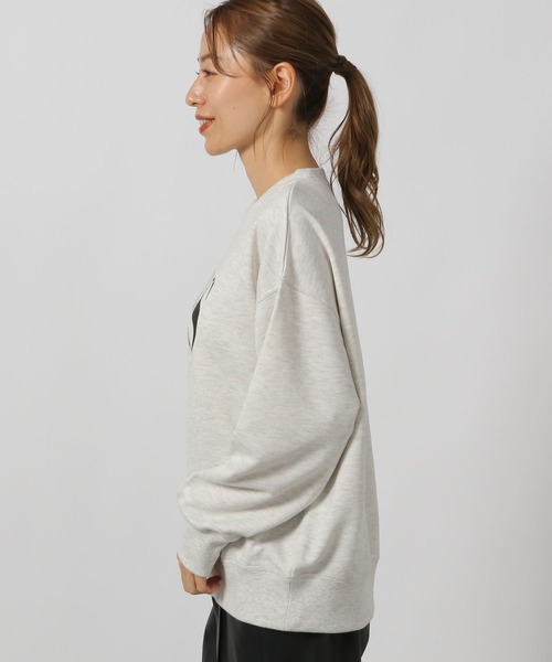 LAKOLE（ラコレ）の「アソートロゴ裏毛プルオーバー / 150636（スウェット・レディース・グレー/オートミール/チャコール・FREE）」の11枚目の写真