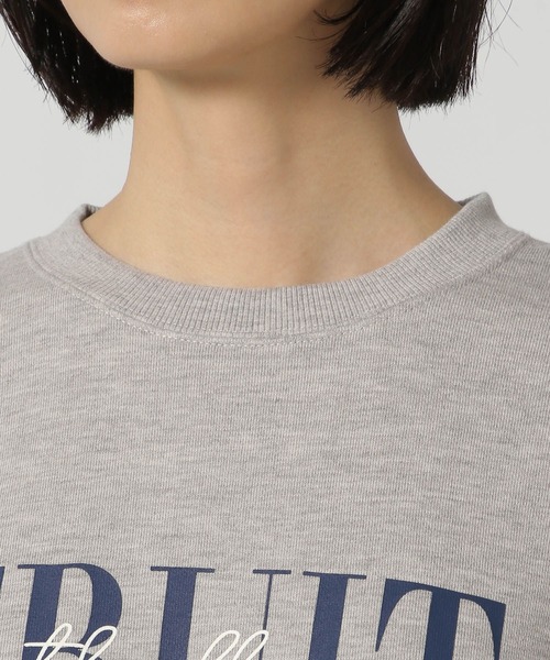 LAKOLE（ラコレ）の「アソートロゴ裏毛プルオーバー / 150636（スウェット・レディース・グレー/オートミール/チャコール・FREE）」の16枚目の写真