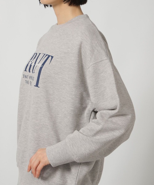 LAKOLE（ラコレ）の「アソートロゴ裏毛プルオーバー / 150636（スウェット・レディース・グレー/オートミール/チャコール・FREE）」の17枚目の写真