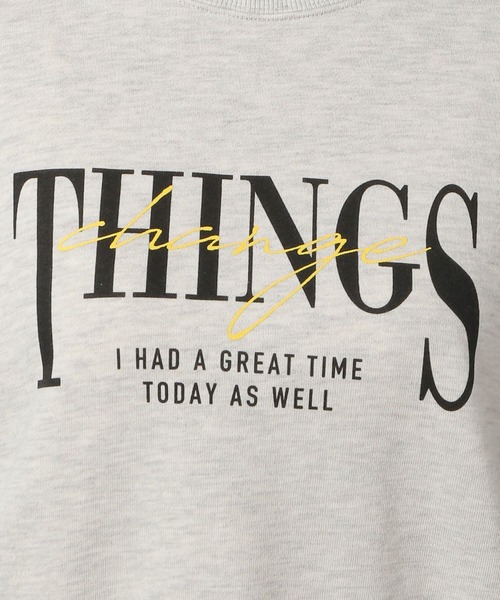 LAKOLE（ラコレ）の「アソートロゴ裏毛プルオーバー / 150636（スウェット・レディース・グレー/オートミール/チャコール・FREE）」の22枚目の写真