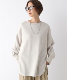 LEPSIM | 袖リブラウンドチュニック　124742(Tシャツ/カットソー)