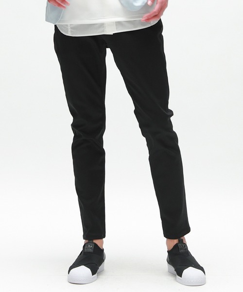 DIET BUTCHER(ダイエットブッチャー)の「DIET BUTCHER/ダイエットブッチャー Basic line/Loose fit denim pants ルーズフィットデニムパンツ(デニムパンツ・メンズ・レッド/ブラック・1)」の2枚目の写真