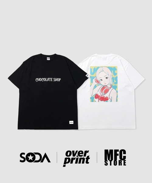 MFC STORE(エムエフシーストア)の「DJ SODA x over print x MFC STORE TYPE 2 TEE(Tシャツ/カットソー・メンズ・ブラック/ホワイト・M/S/XXL/XL/L)」の5枚目の写真
