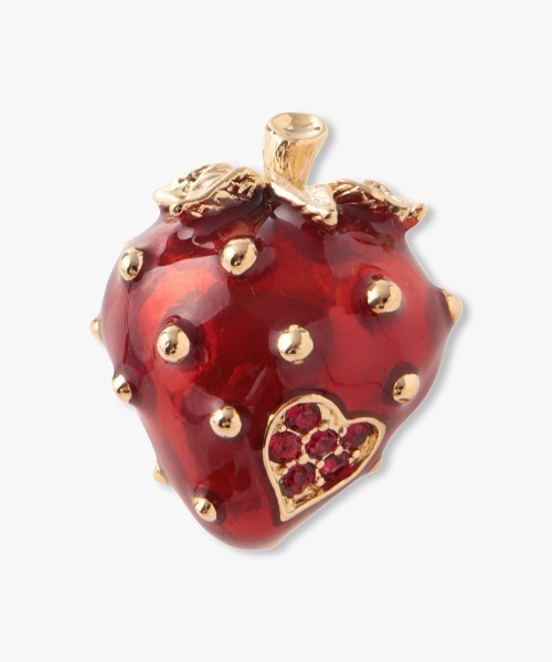 【ANNA SUI】即対応 いちごモチーフ イヤリング いちごモチーフ ピアス SAMA1488 XR | ANNA SUI