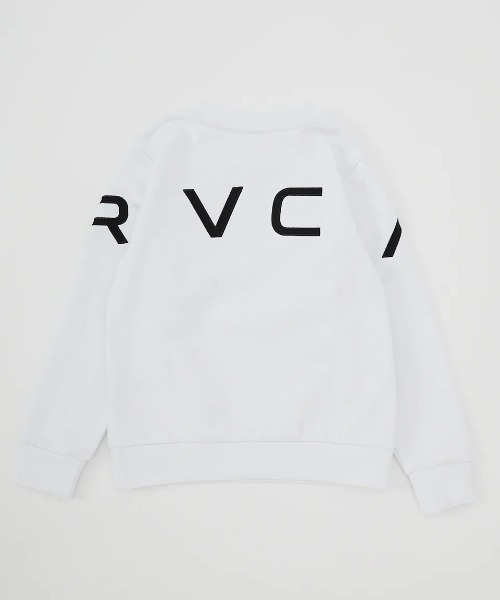 RVCA キッズ FAKE RVCA CR トレーナー 【2024年秋冬モデル】/ルーカキッズバックプリントスウェットトレーナー（スウェット）｜RVCA（ルーカ）