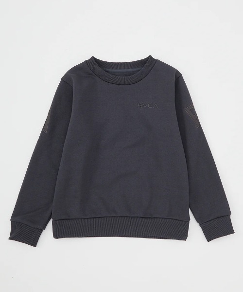 RVCA キッズ FAKE RVCA CR トレーナー 【2024年秋冬モデル】/ルーカキッズバックプリントスウェットトレーナー（スウェット）｜RVCA（ルーカ）