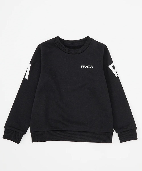 RVCA キッズ FAKE RVCA CR トレーナー 【2024年秋冬モデル】/ルーカキッズバックプリントスウェットトレーナー（スウェット）｜RVCA（ルーカ）