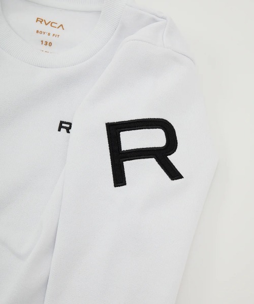 RVCA キッズ FAKE RVCA CR トレーナー 【2024年秋冬モデル】/ルーカキッズバックプリントスウェットトレーナー（スウェット）｜RVCA（ルーカ）