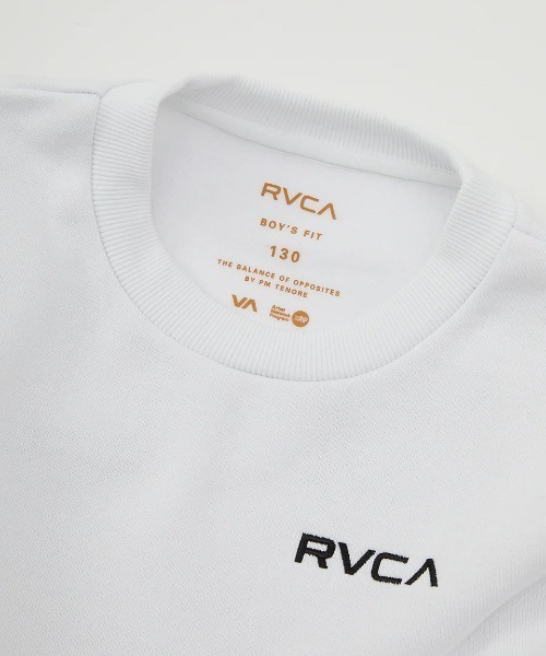 RVCA キッズ FAKE RVCA CR トレーナー 【2024年秋冬モデル】/ルーカキッズバックプリントスウェットトレーナー（スウェット）｜RVCA（ルーカ）