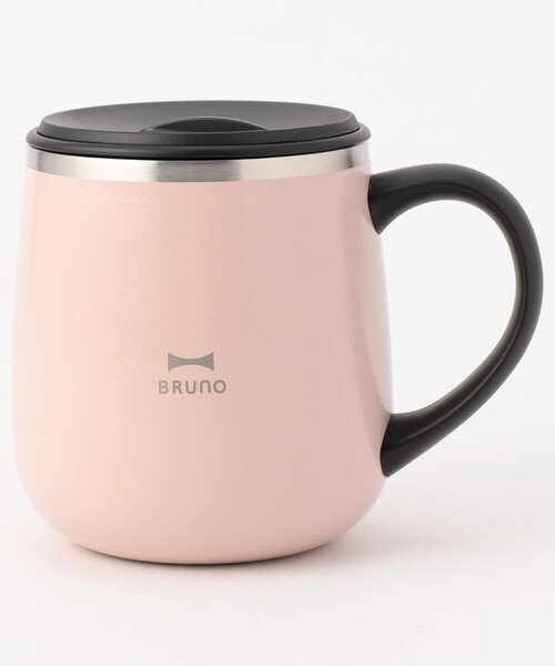 BRUNO（ブルーノ）の「BRUNO/ブルーノ 蓋つきステンレスマグ short 0.32L（グラス/マグカップ/タンブラー・レディース・サックスブルー/ナチュラル/ライトグレー/ピンク・ONE SIZE）」の6枚目の写真