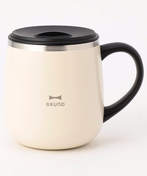 BRUNO（ブルーノ）の「BRUNO/ブルーノ 蓋つきステンレスマグ short 0.32L（グラス/マグカップ/タンブラー・レディース・サックスブルー/ナチュラル/ライトグレー/ピンク・ONE SIZE）」の16枚目の写真