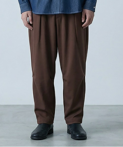 rehacer（レアセル）の「rehacer : Adjust Ball Pants / アジャスト ボール パンツ（スラックス・メンズ・ブラック/グレー/ブラウン・SMALL/LARGE/MEDIUM）」の3枚目の写真