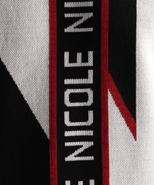 NICOLE CLUB FOR MEN(ニコルクラブフォーメン)の「【NICOLE SPORTS】ビッグロゴニット(ニット/セーター・メンズ・ブラック/オフホワイト・MEDIUM/LARGE/X-LARGE)」の11枚目の写真